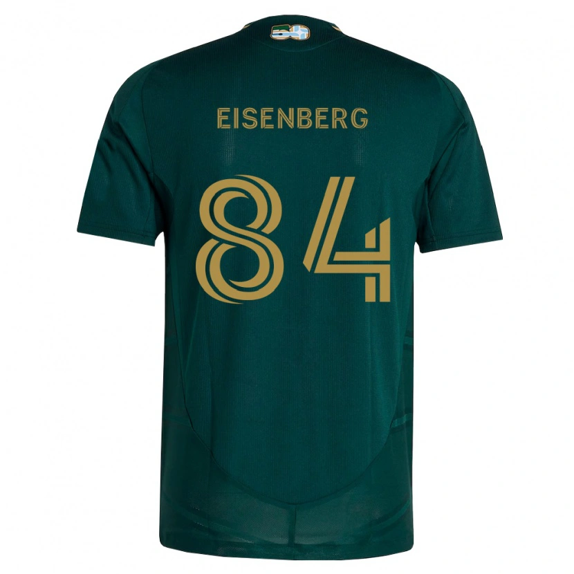 Danxen Kvinder Max Eisenberg #84 Mørkegrøn Brun Hjemmebane Spillertrøjer 2026/27 Trøje T-Shirt