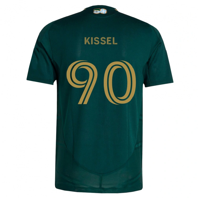 Danxen Kvinder Maximilian Kissel #90 Mørkegrøn Brun Hjemmebane Spillertrøjer 2026/27 Trøje T-Shirt
