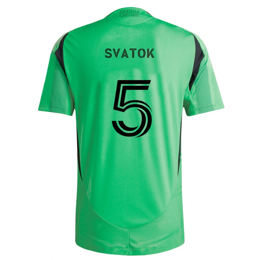 Danxen Kvinder Oleksandr Svatok #5 Smaragdgrøn Sort Hjemmebane Spillertrøjer 2026/27 Trøje T-Shirt