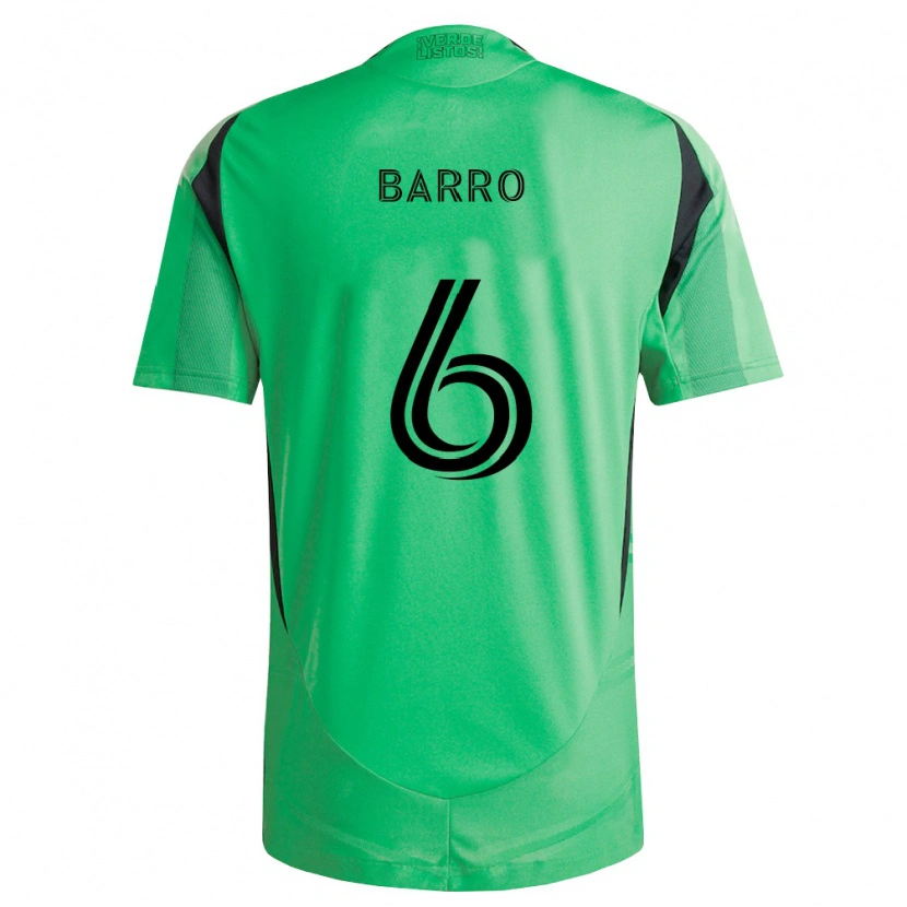 Danxen Kvinder Djakaría Barro #6 Smaragdgrøn Sort Hjemmebane Spillertrøjer 2026/27 Trøje T-Shirt