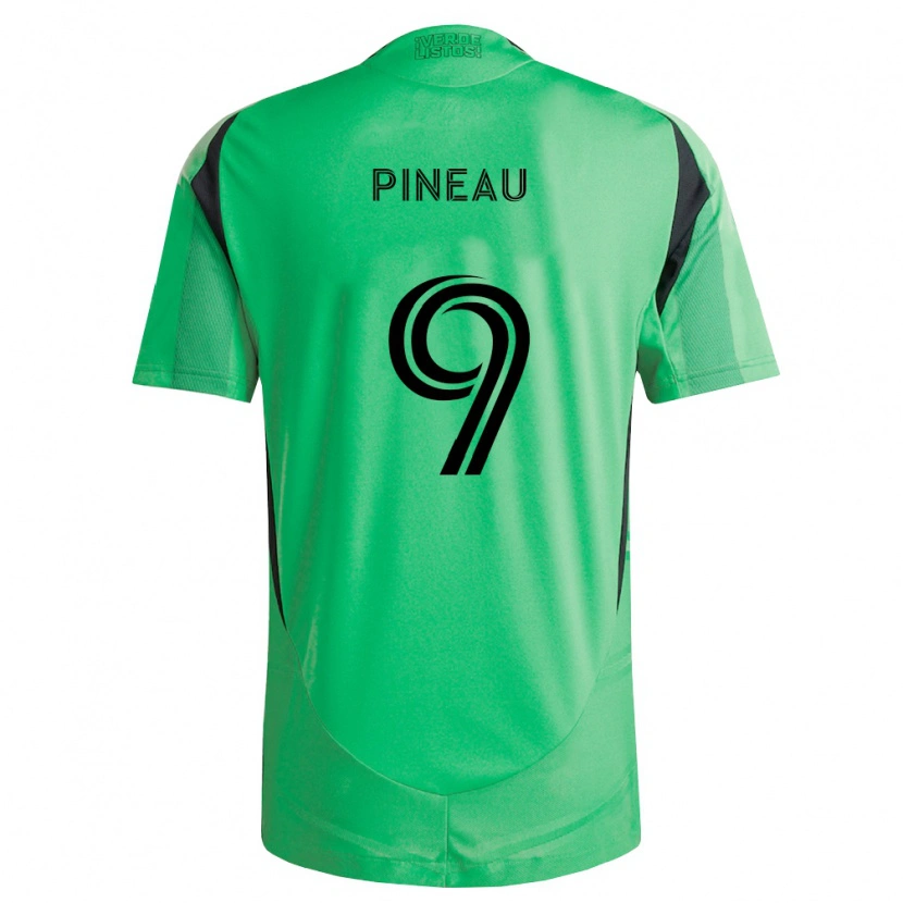 Danxen Kvinder Sebastien Pineau #9 Smaragdgrøn Sort Hjemmebane Spillertrøjer 2026/27 Trøje T-Shirt