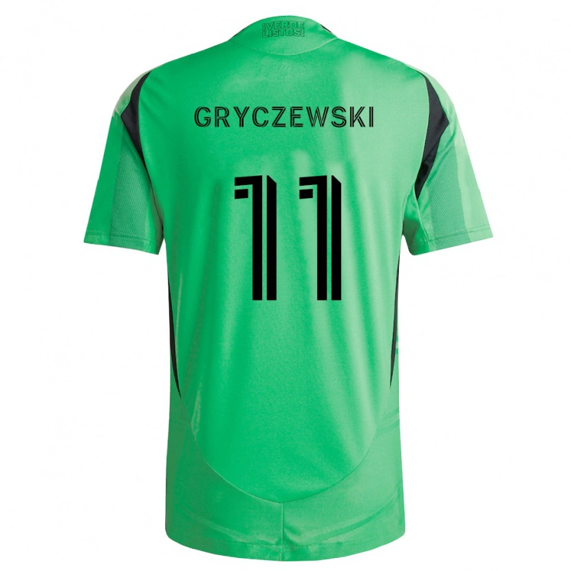 Danxen Kvinder Patrick Gryczewski #11 Smaragdgrøn Sort Hjemmebane Spillertrøjer 2026/27 Trøje T-Shirt