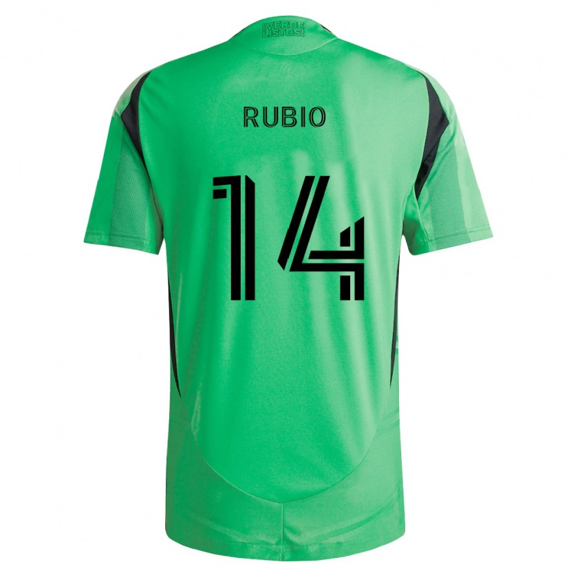 Danxen Kvinder Diego Rubio #14 Smaragdgrøn Sort Hjemmebane Spillertrøjer 2026/27 Trøje T-Shirt