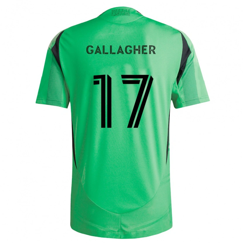 Danxen Kvinder Jon Gallagher #17 Smaragdgrøn Sort Hjemmebane Spillertrøjer 2026/27 Trøje T-Shirt