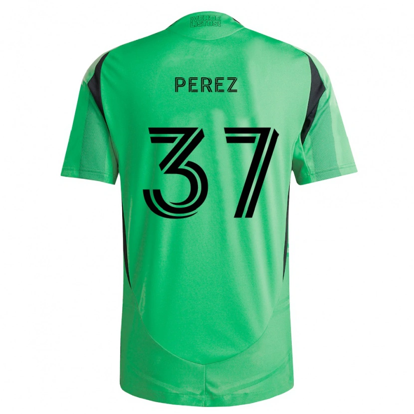 Danxen Kvinder Damion Perez #37 Smaragdgrøn Sort Hjemmebane Spillertrøjer 2026/27 Trøje T-Shirt