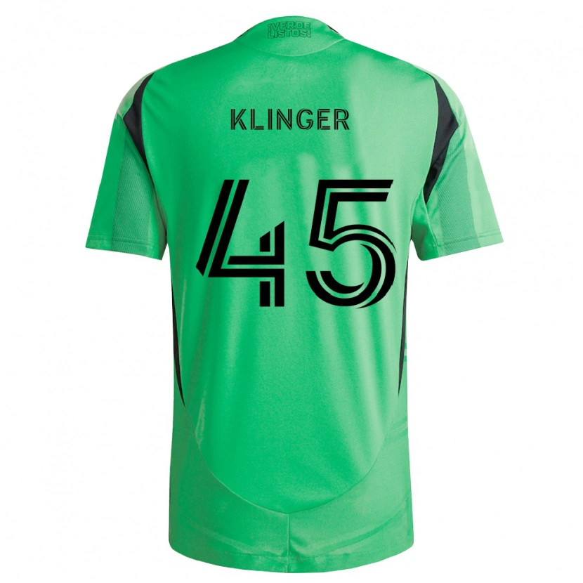 Danxen Kvinder Ryan Klinger #45 Smaragdgrøn Sort Hjemmebane Spillertrøjer 2026/27 Trøje T-Shirt
