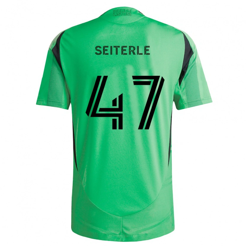 Danxen Kvinder Sebastian Seiterle #47 Smaragdgrøn Sort Hjemmebane Spillertrøjer 2026/27 Trøje T-Shirt