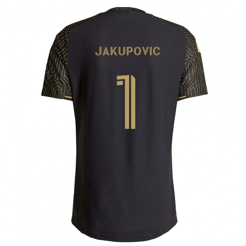 Danxen Kvinder Eldin Jakupovic #1 Brun Sort Hjemmebane Spillertrøjer 2026/27 Trøje T-Shirt
