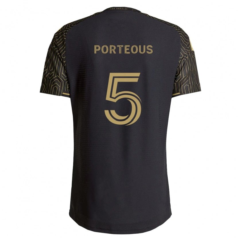 Danxen Kvinder Ryan Porteous #5 Brun Sort Hjemmebane Spillertrøjer 2026/27 Trøje T-Shirt