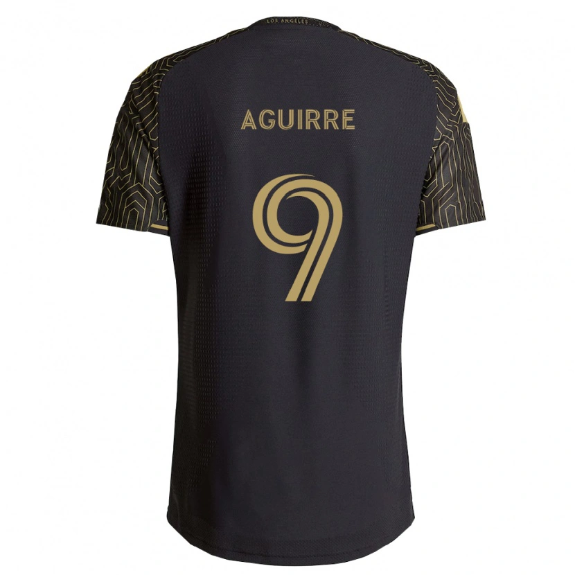 Danxen Kvinder Dustin Aguirre #9 Brun Sort Hjemmebane Spillertrøjer 2026/27 Trøje T-Shirt