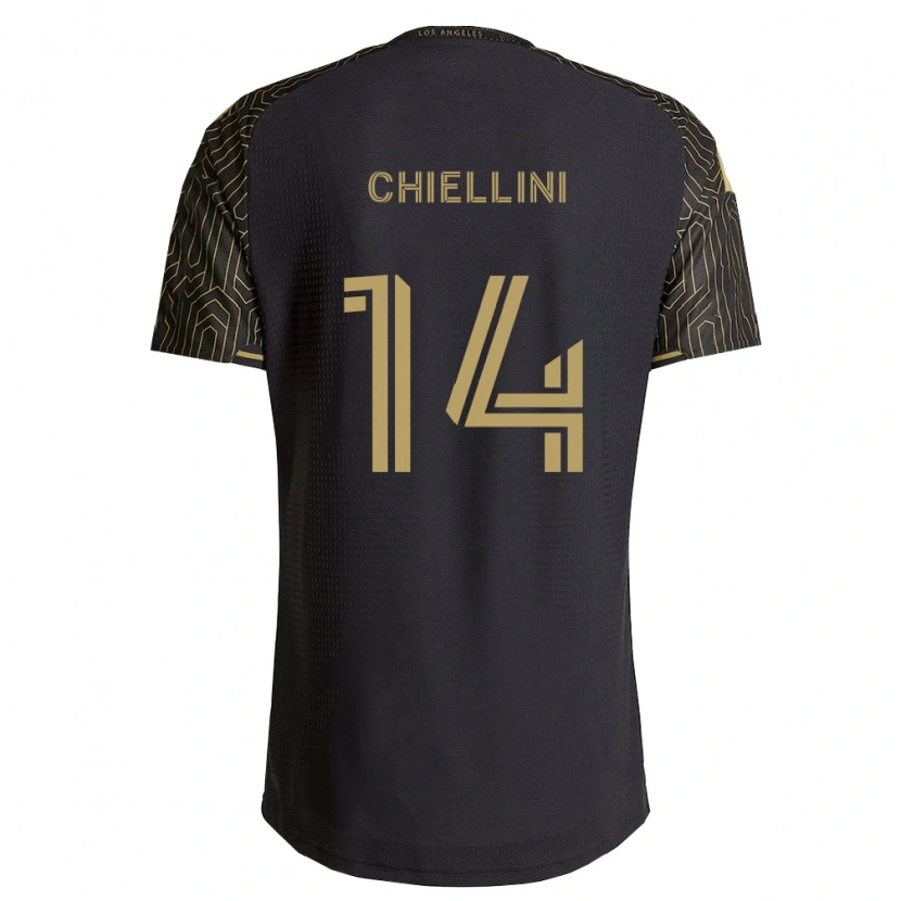 Danxen Kvinder Giorgio Chiellini #14 Brun Sort Hjemmebane Spillertrøjer 2026/27 Trøje T-Shirt