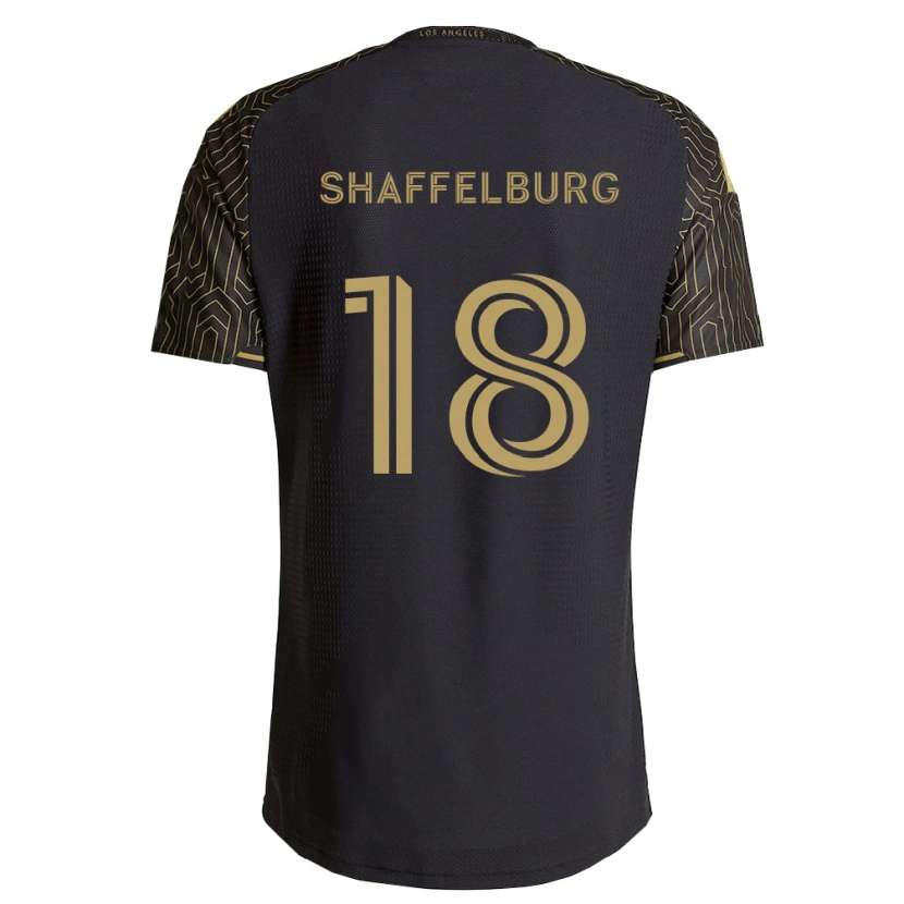 Danxen Kvinder Jacob Shaffelburg #18 Brun Sort Hjemmebane Spillertrøjer 2026/27 Trøje T-Shirt