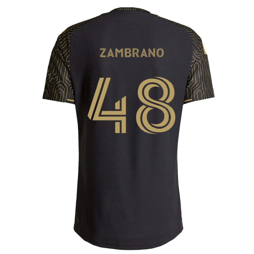 Danxen Kvinder Gavin Zambrano #48 Brun Sort Hjemmebane Spillertrøjer 2026/27 Trøje T-Shirt