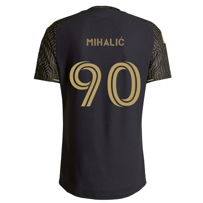 Danxen Kvinder Tommy Mihalić #90 Brun Sort Hjemmebane Spillertrøjer 2026/27 Trøje T-Shirt