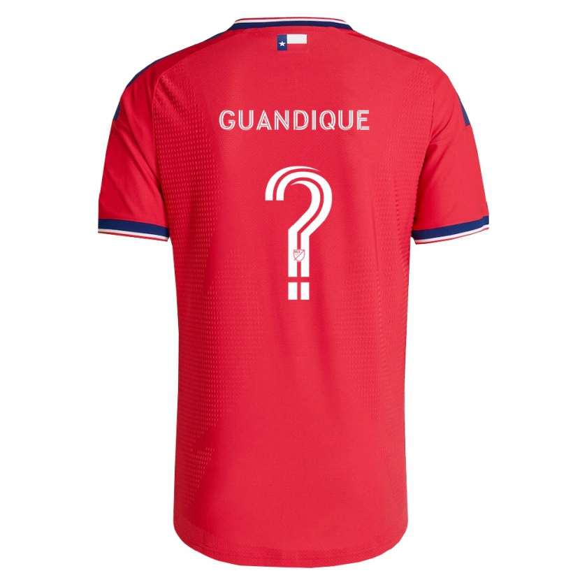 Danxen Kvinder Josmar Guandique #0 Rød Blå Hvid Hjemmebane Spillertrøjer 2026/27 Trøje T-Shirt