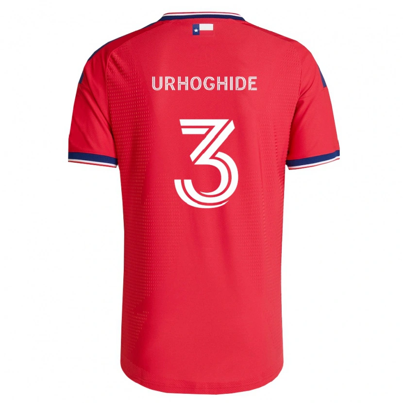 Danxen Kvinder Osaze Urhoghide #3 Rød Blå Hvid Hjemmebane Spillertrøjer 2026/27 Trøje T-Shirt
