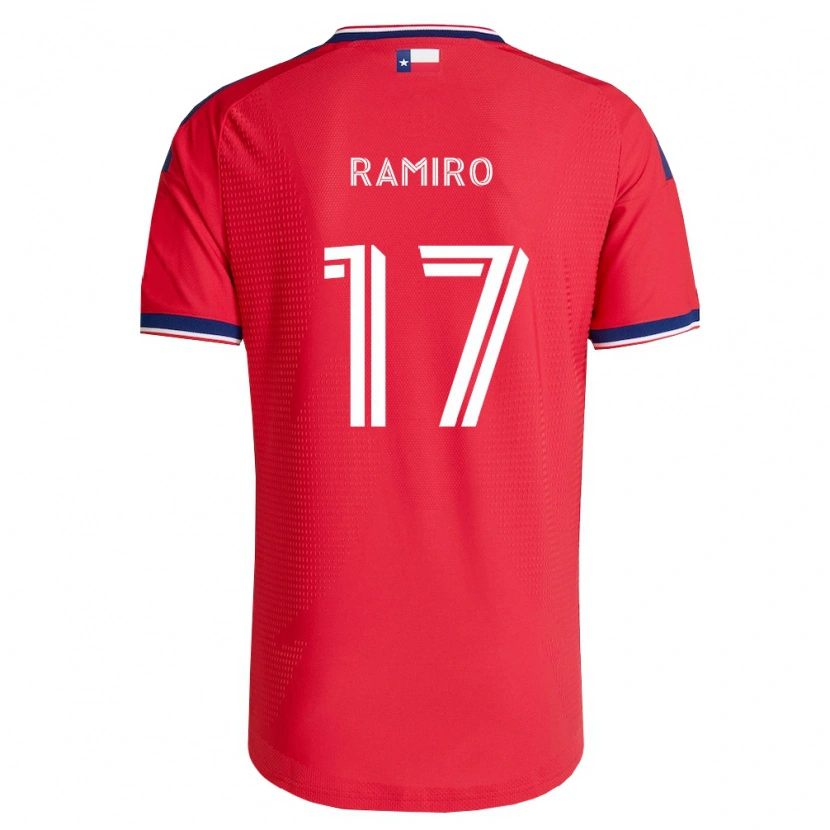 Danxen Kvinder Ramiro Moschen Benetti #17 Rød Blå Hvid Hjemmebane Spillertrøjer 2026/27 Trøje T-Shirt