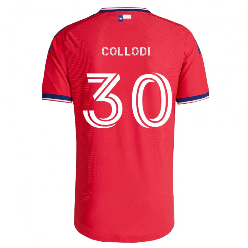 Danxen Kvinder Michael Collodi #30 Rød Blå Hvid Hjemmebane Spillertrøjer 2026/27 Trøje T-Shirt