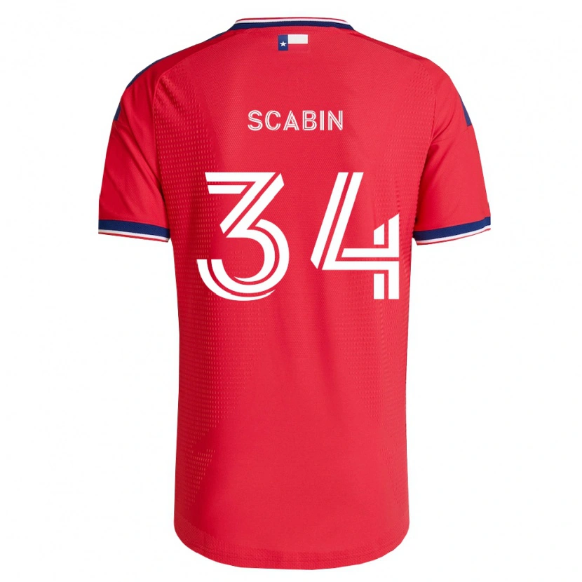 Danxen Kvinder Kaka Scabin #34 Rød Blå Hvid Hjemmebane Spillertrøjer 2026/27 Trøje T-Shirt