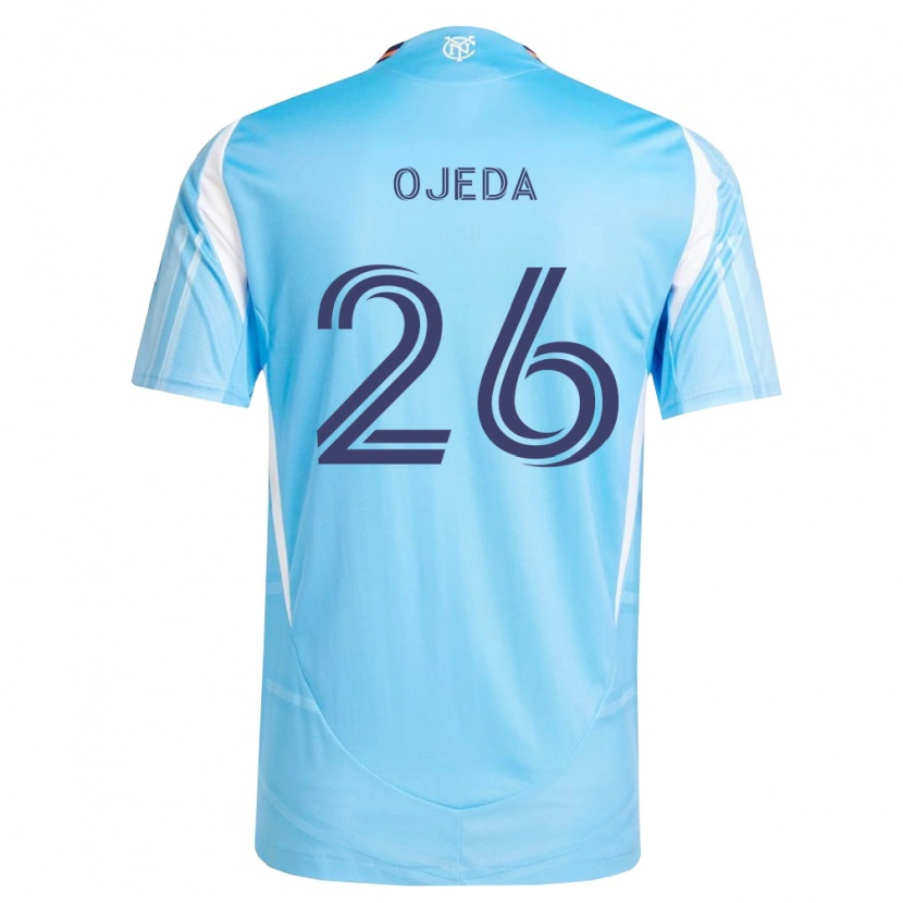 Danxen Kvinder Agustín Ojeda #26 Himmelblå Hvid Hjemmebane Spillertrøjer 2026/27 Trøje T-Shirt