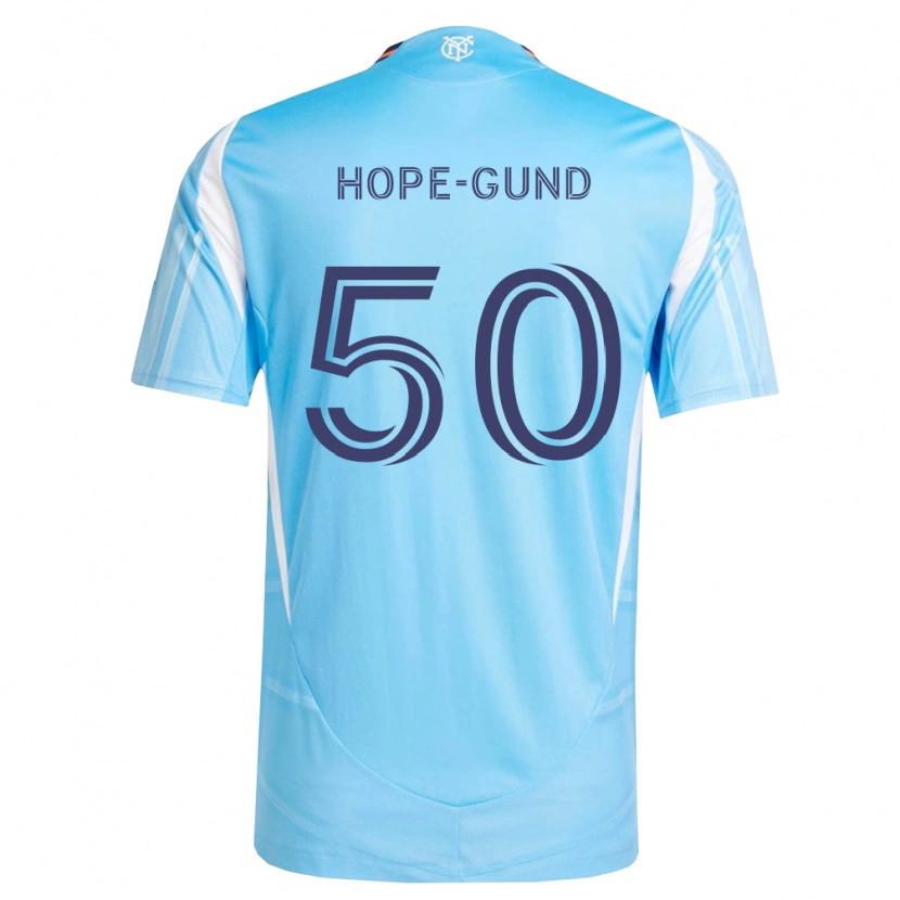 Danxen Kvinder Kofi Hope-Gund #50 Himmelblå Hvid Hjemmebane Spillertrøjer 2026/27 Trøje T-Shirt