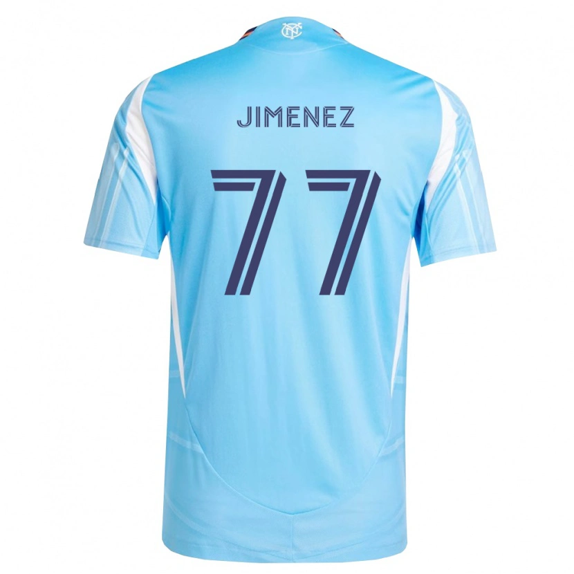 Danxen Kvinder Jonathan Jiménez #77 Himmelblå Hvid Hjemmebane Spillertrøjer 2026/27 Trøje T-Shirt