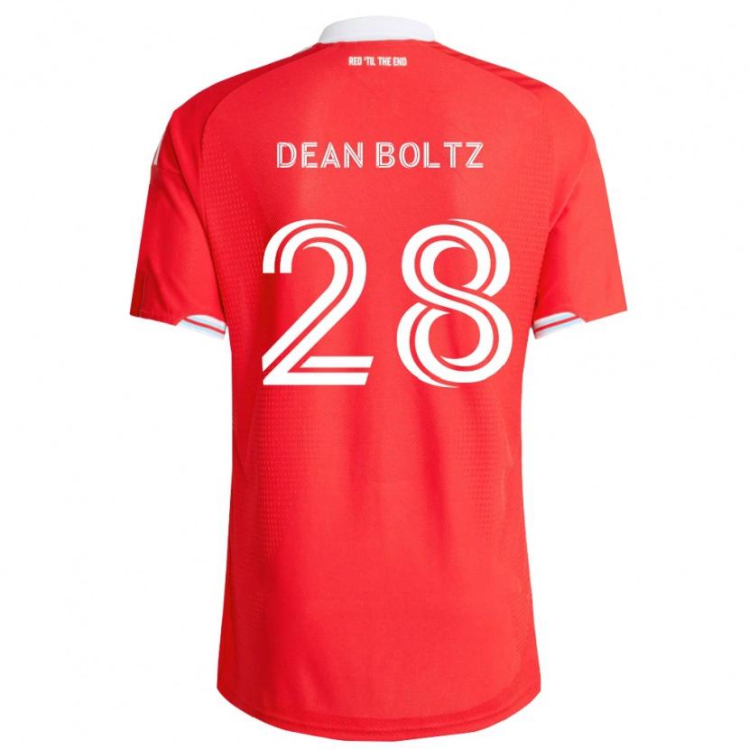 Danxen Kvinder Dean Boltz #28 Rød Dyb Blå Hvid Hjemmebane Spillertrøjer 2026/27 Trøje T-Shirt