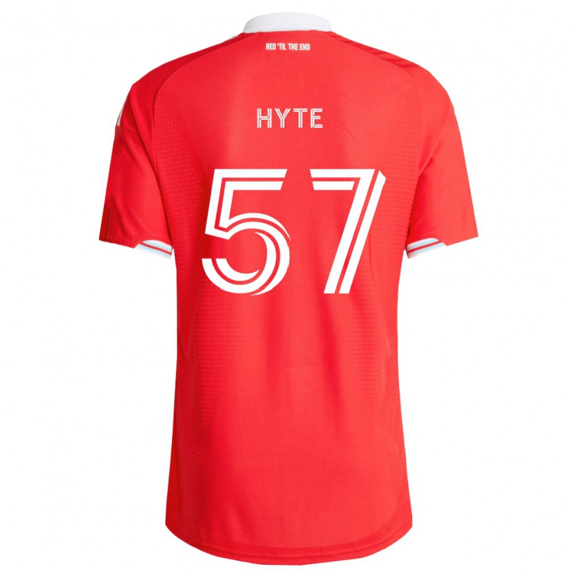 Danxen Kvinder Darris Hyte #57 Rød Dyb Blå Hvid Hjemmebane Spillertrøjer 2026/27 Trøje T-Shirt