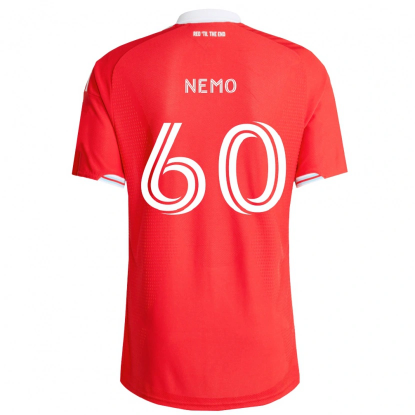 Danxen Kvinder Jason Nemo #60 Rød Dyb Blå Hvid Hjemmebane Spillertrøjer 2026/27 Trøje T-Shirt