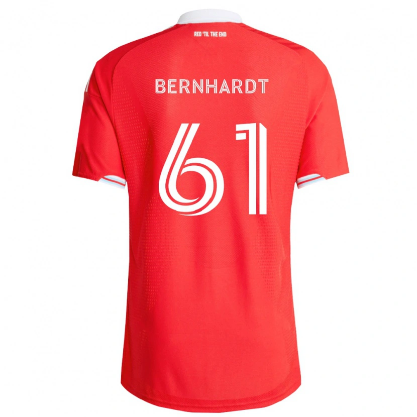 Danxen Kvinder Harrison Bernhardt #61 Rød Dyb Blå Hvid Hjemmebane Spillertrøjer 2026/27 Trøje T-Shirt