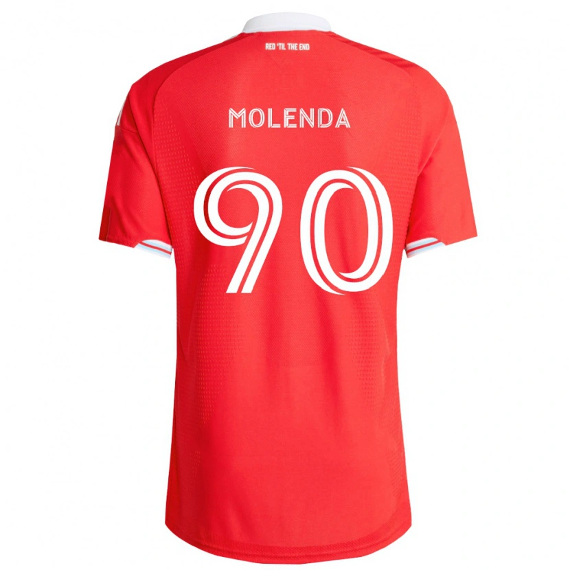 Danxen Kvinder David Molenda #90 Rød Dyb Blå Hvid Hjemmebane Spillertrøjer 2026/27 Trøje T-Shirt