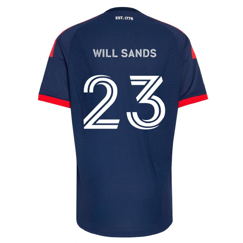 Danxen Kvinder Will Sands #23 Kongelig Blå Rød Hvid Hjemmebane Spillertrøjer 2026/27 Trøje T-Shirt