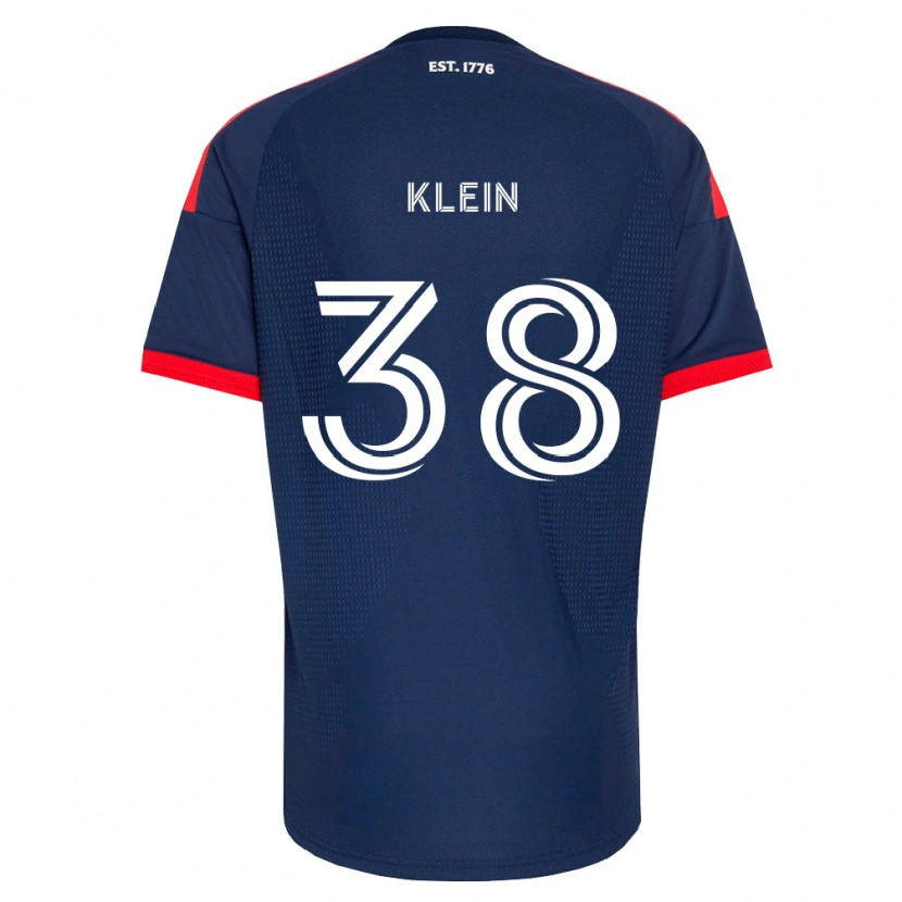 Danxen Kvinder Eric Klein #38 Kongelig Blå Rød Hvid Hjemmebane Spillertrøjer 2026/27 Trøje T-Shirt