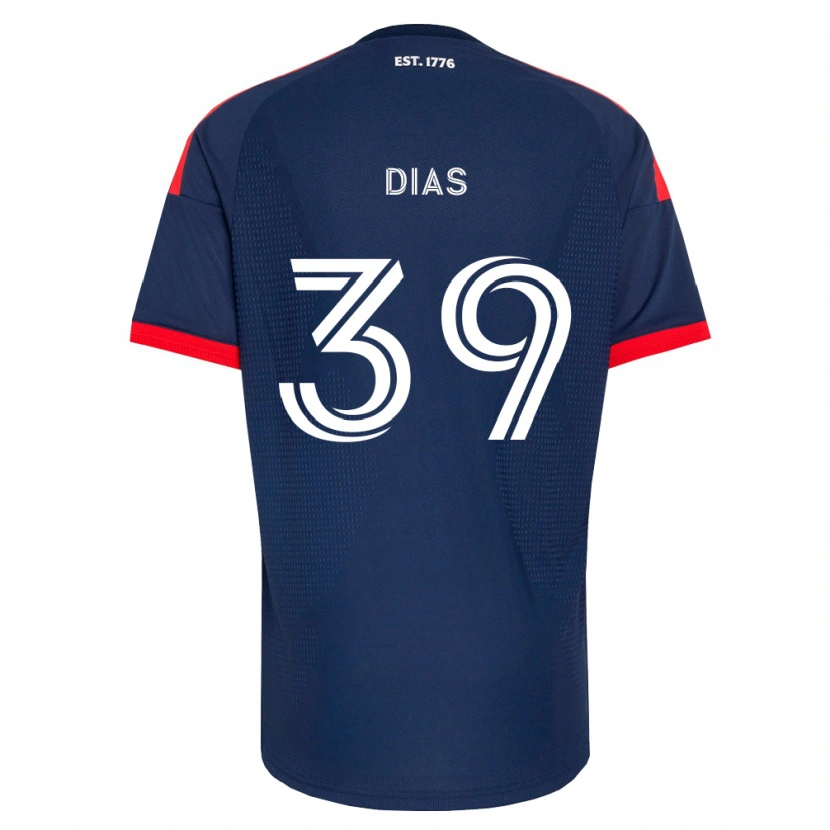 Danxen Kvinder Marcos Dias #39 Kongelig Blå Rød Hvid Hjemmebane Spillertrøjer 2026/27 Trøje T-Shirt