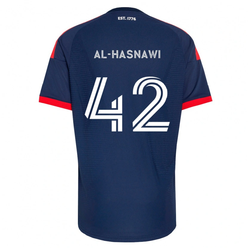 Danxen Kvinder Moshtaba Al-Hasnawi #42 Kongelig Blå Rød Hvid Hjemmebane Spillertrøjer 2026/27 Trøje T-Shirt