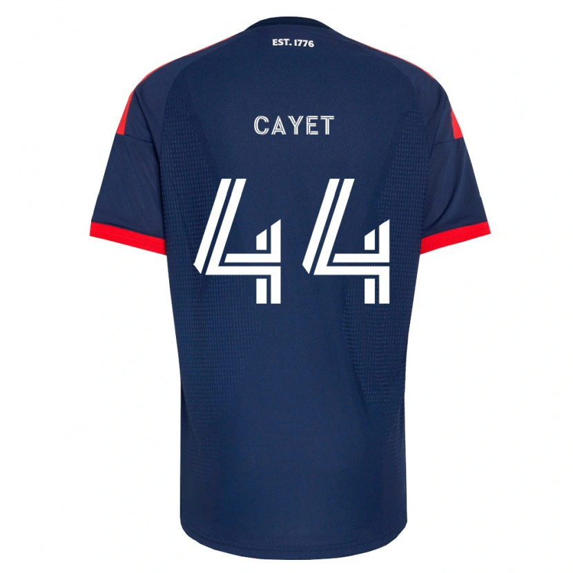 Danxen Kvinder Pierre Cayet #44 Kongelig Blå Rød Hvid Hjemmebane Spillertrøjer 2026/27 Trøje T-Shirt
