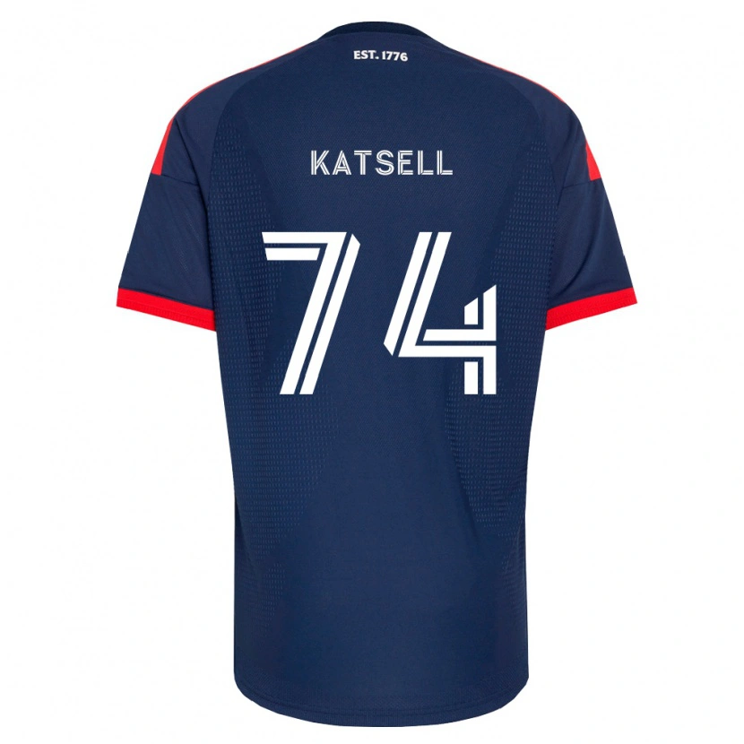 Danxen Kvinder Levi Katsell #74 Kongelig Blå Rød Hvid Hjemmebane Spillertrøjer 2026/27 Trøje T-Shirt