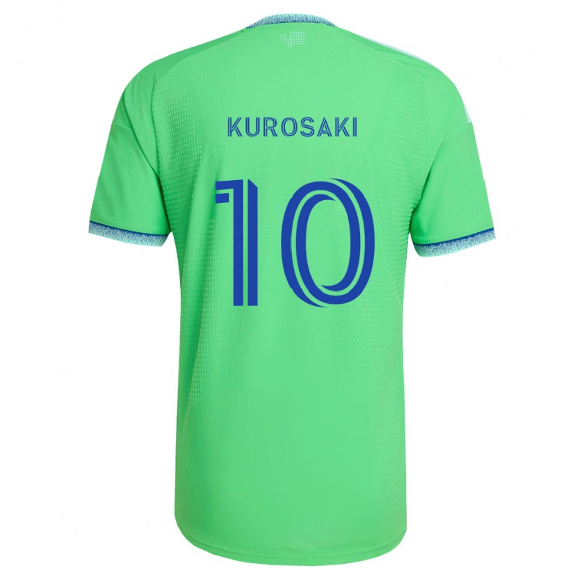 Danxen Kvinder Yuuka Kurosaki #10 Grøn Lyseblå Hjemmebane Spillertrøjer 2026/27 Trøje T-Shirt