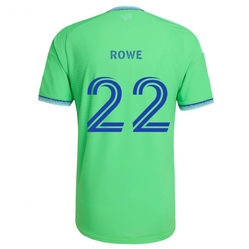 Danxen Kvinder Kelyn Rowe #22 Grøn Lyseblå Hjemmebane Spillertrøjer 2026/27 Trøje T-Shirt