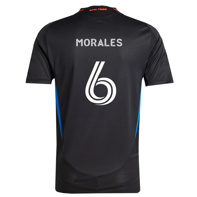 Danxen Kvinder Alfredo Morales #6 Blå Hvid Sort Hjemmebane Spillertrøjer 2026/27 Trøje T-Shirt