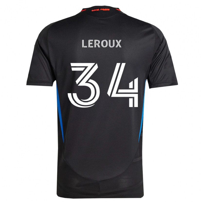 Danxen Kvinder Beau Leroux #34 Blå Hvid Sort Hjemmebane Spillertrøjer 2026/27 Trøje T-Shirt