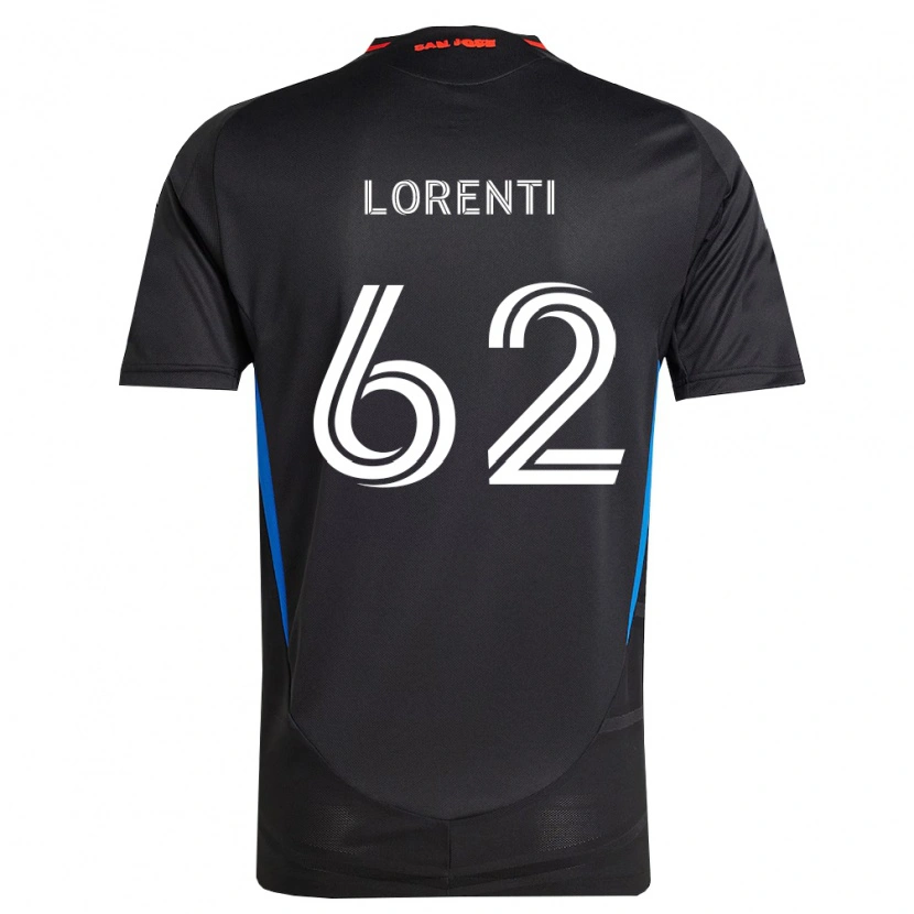 Danxen Kvinder Dominic Lorenti #62 Blå Hvid Sort Hjemmebane Spillertrøjer 2026/27 Trøje T-Shirt