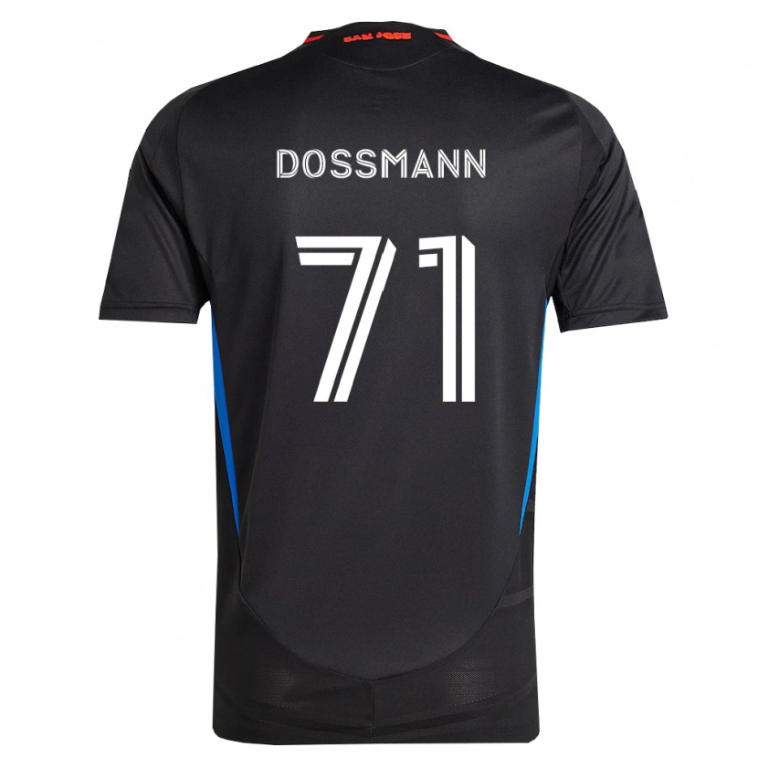 Danxen Kvinder Niklas Dossmann #71 Blå Hvid Sort Hjemmebane Spillertrøjer 2026/27 Trøje T-Shirt