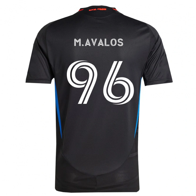 Danxen Kvinder Marcelo Ávalos #96 Blå Hvid Sort Hjemmebane Spillertrøjer 2026/27 Trøje T-Shirt