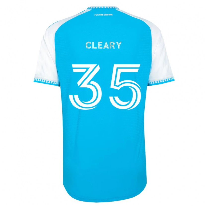 Danxen Kvinder Will Cleary #35 Himmelblå Hvid Sort Hjemmebane Spillertrøjer 2026/27 Trøje T-Shirt