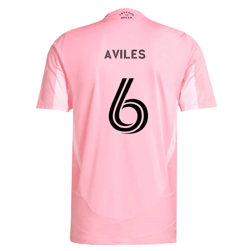 Danxen Kvinder Tomás Avilés #6 Pink Sort Hjemmebane Spillertrøjer 2026/27 Trøje T-Shirt