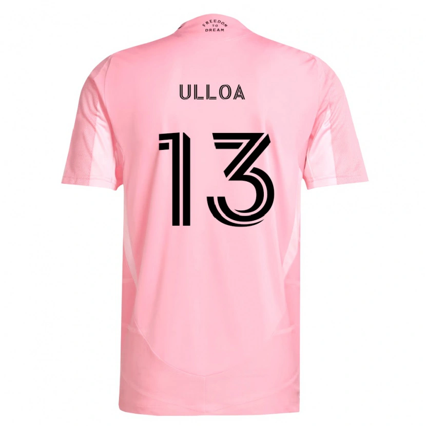 Danxen Kvinder Víctor Ulloa #13 Pink Sort Hjemmebane Spillertrøjer 2026/27 Trøje T-Shirt