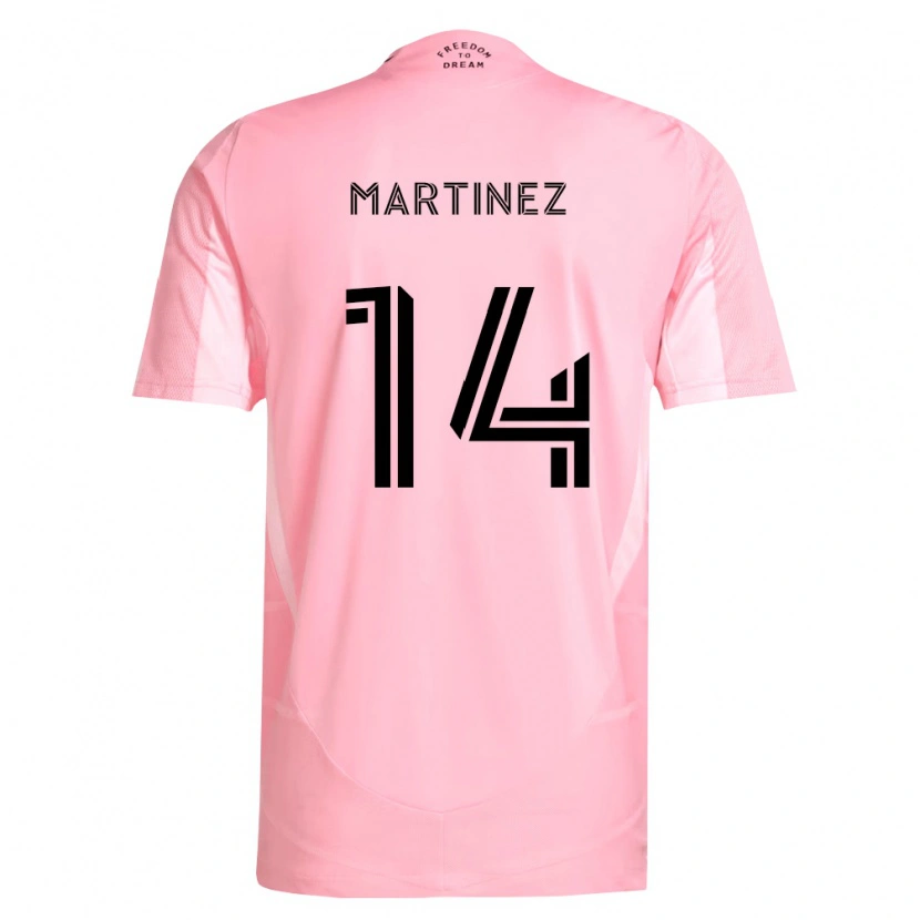 Danxen Kvinder David Martinez #14 Pink Sort Hjemmebane Spillertrøjer 2026/27 Trøje T-Shirt