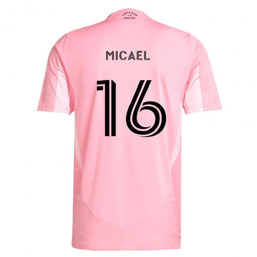 Danxen Kvinder Micael Dos Santos Silva #16 Pink Sort Hjemmebane Spillertrøjer 2026/27 Trøje T-Shirt