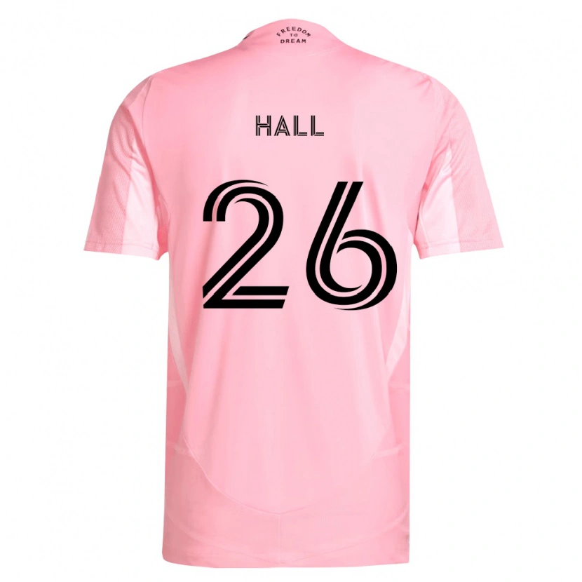 Danxen Kvinder Tyler Hall #26 Pink Sort Hjemmebane Spillertrøjer 2026/27 Trøje T-Shirt